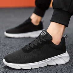 Men's Lace Up Running Shoes Comfy Breathable Durable Non Slip Sneakers