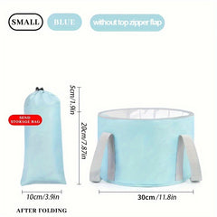 Portable Collapsible Foot Bath Basin For Soaking Feet Travel Camping Washbasin