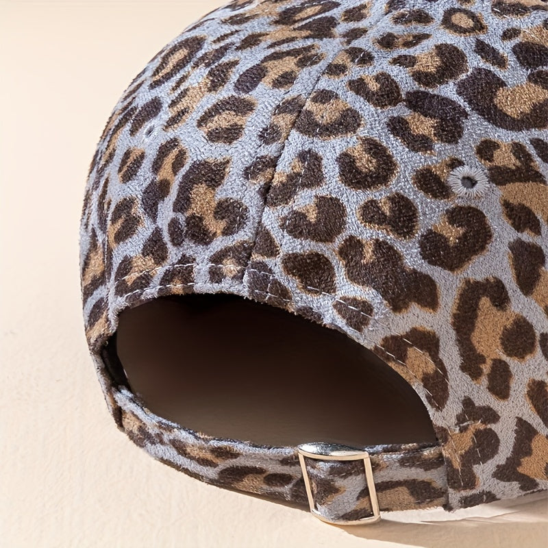 Leopard Print Baseball Cap Lightweight Sun Hat