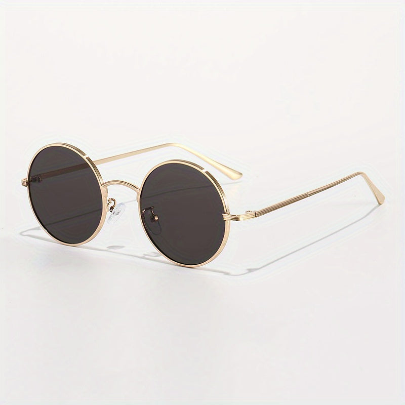 Round Metal Sunglasses Women Men UV400 Sun Shades Glasses
