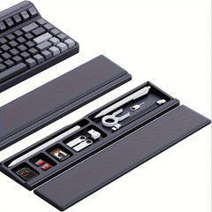 Keyboard Palm Rest Bracket with Desk Divider Box