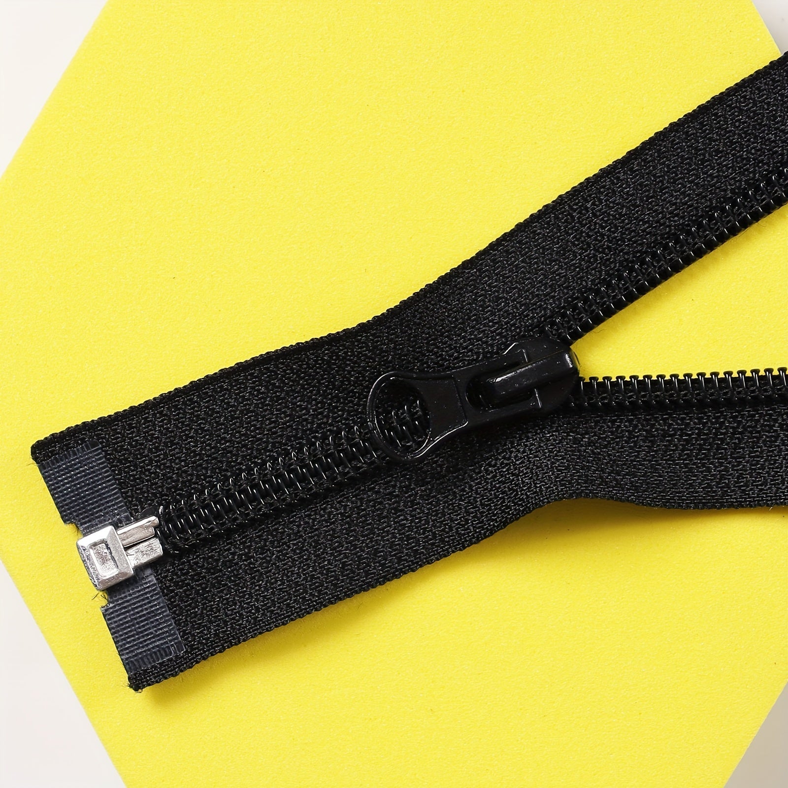 No 5 Nylon Zipper Half Round Head Open Tail Insert Coat Zipper