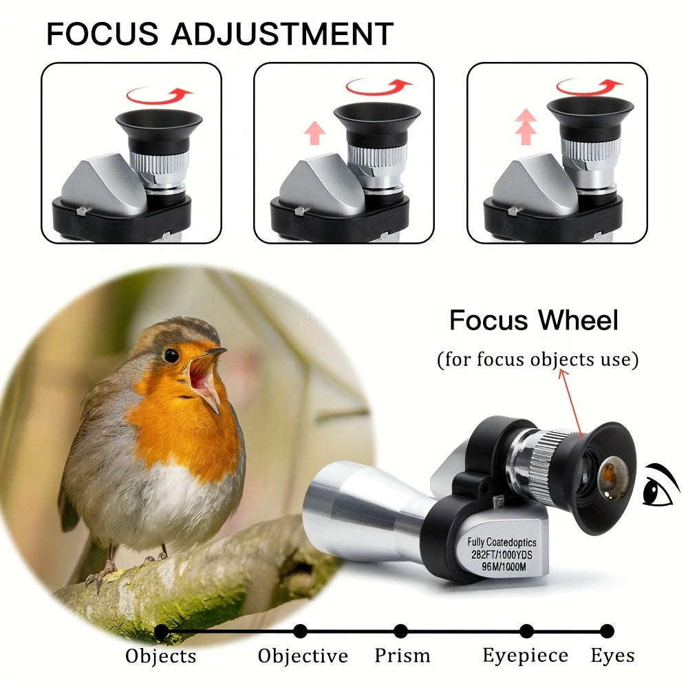 8x20 HD Mini Pocket Monocular Outdoor Portable Mini Telescope