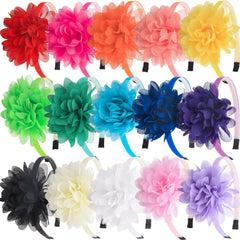 Chiffon Flower Headband for Girls Hair Accessories