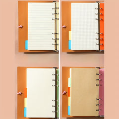 A6 Loose Leaf Journal Book 80 Sheets Removable Notebook