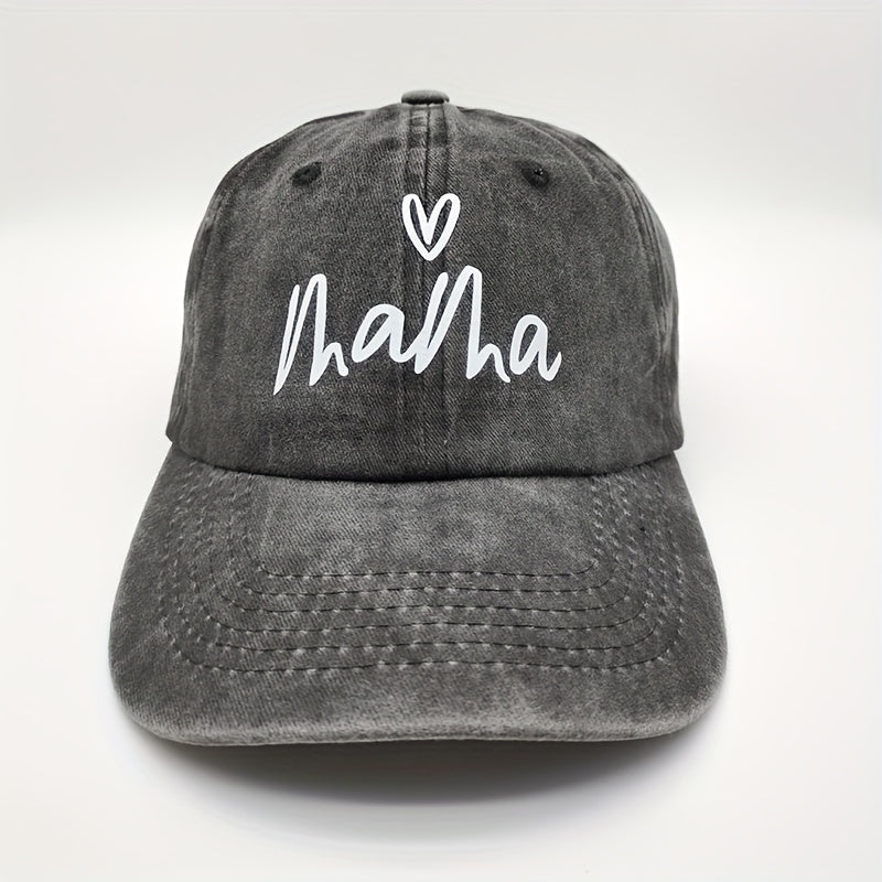 Vintage Baseball Cap Print Hat For Men Women