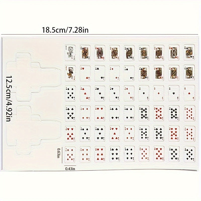 1pc Finger Mini Poker Card Pocket Thumb Poker Card Funny Playing Card