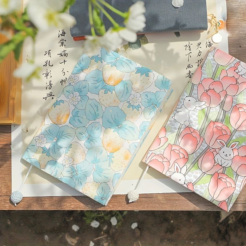 Cloth Book Cover Notebook A5 Tulip Bag Book Jacket