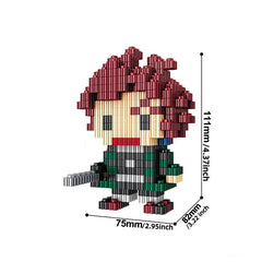 Anime Model Series Assembled Building Blocks Toy