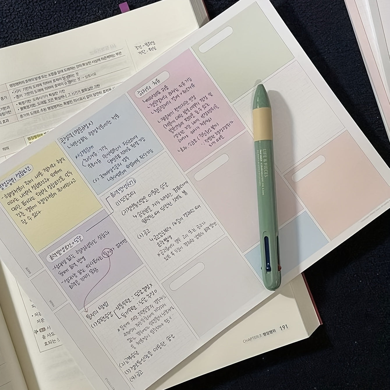 B5 Grid Tear off Paper Book, 30 Sheets, Student Memo Notebook