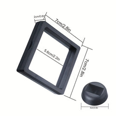 PE Film Suspension Jewelry Display Box Square 3D Album Floating Frame Holder