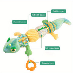 Dragon Plush Doll Height Ruler Music Toy