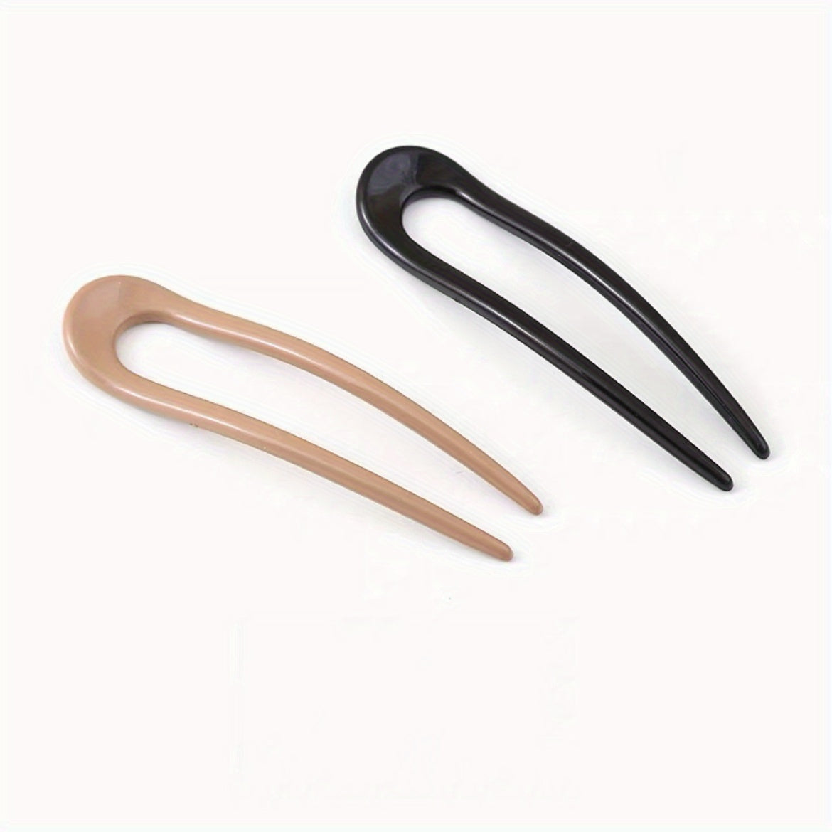 2pcs U Shaped Hair Pin Hair Bun Holder Hair Clip Hair Styling Accessories