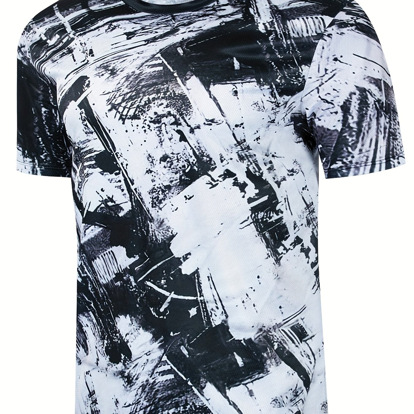 Men's Striped T-Shirt for Summer Outdoor & Casual Evenings
