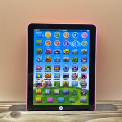 Pink Kids' Learning Tablet Toy with Voice Recognition