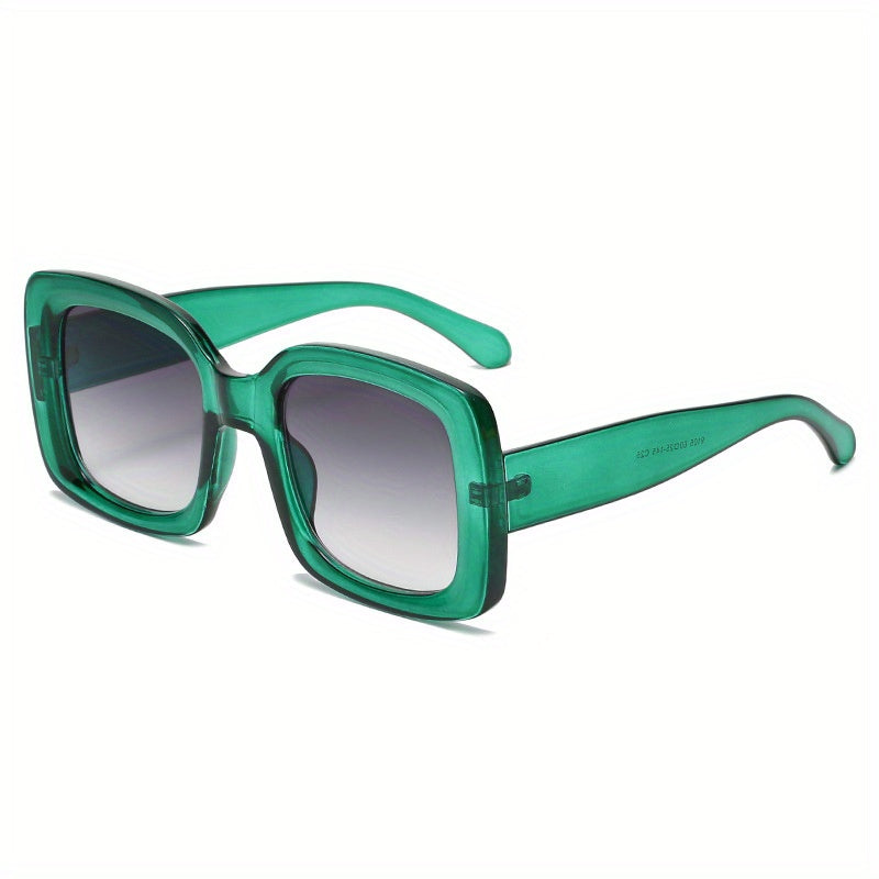Y2K Large Square Sunglasses UV400 Anti Glare for Women Men