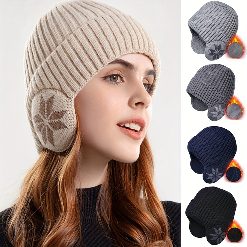 Men's Knitted Protective Hat for Winter