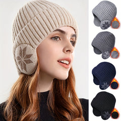 Men's Knitted Protective Hat for Winter