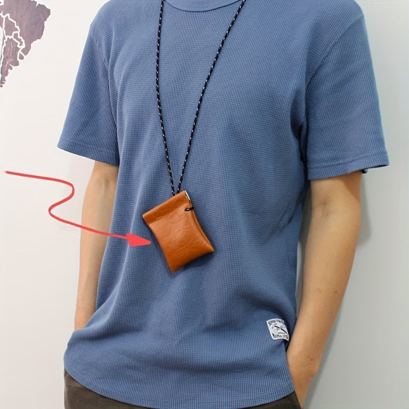 Minimalist Hanging Bag Coin Purse Earphone Pouch for Travel