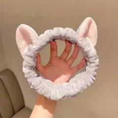 Cat Ear Hair Band Ladies Hair Band Plush Face Hair Accessories