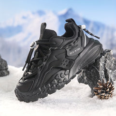 Boys' Chunky Shoes Warm Plush Lining Non Slip Casual Sneakers Winter