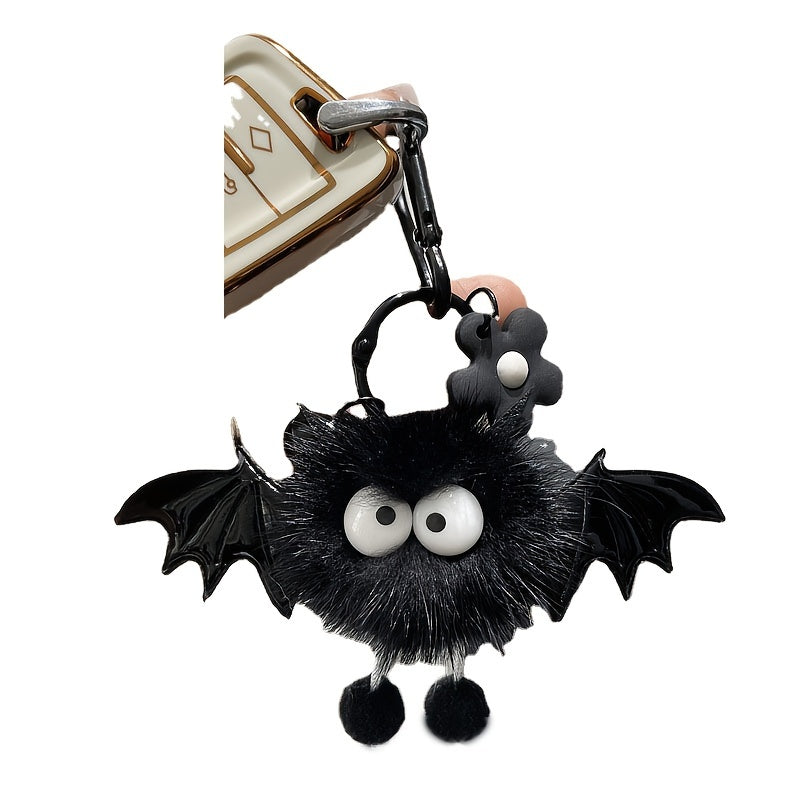 Little Devil Keychain Plush Doll Bat Keychain Halloween Accessories