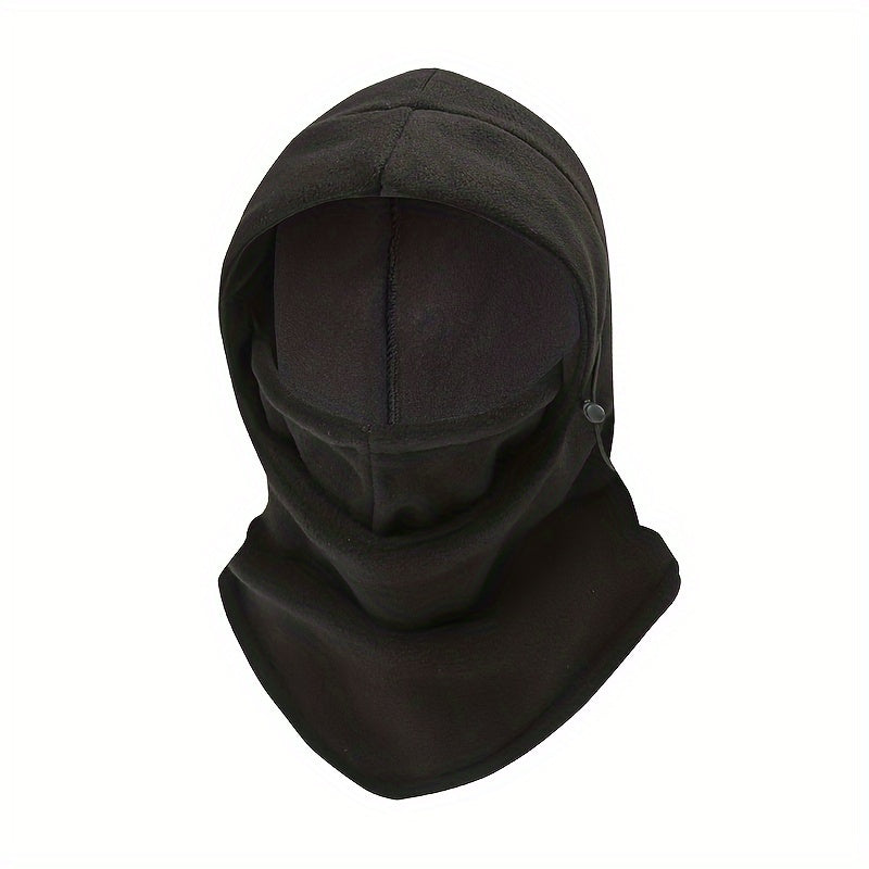 Camo Balaclava Face Mask Fleece Hood Hat Windproof for Cycling