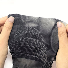 Men's Buddha Pattern Sun Protection Sleeves for Outdoor Travel
