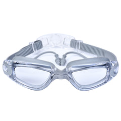 HD Waterproof Swim Goggles w/ Earplugs Ideal for Myopia & Transparent Swimming