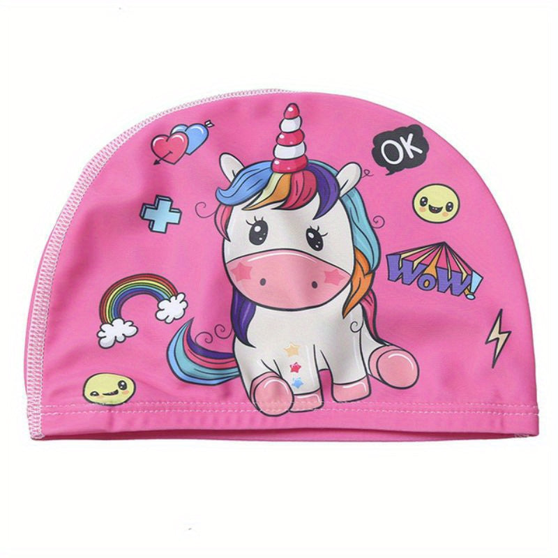Mermaid Pony Swim Cap - Waterproof & Ear Protective Hat