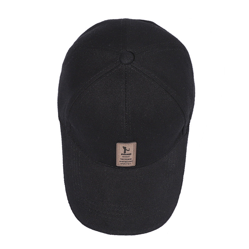 Men's Brushed Twill Hat Sunshade Sunscreen Baseball Cap