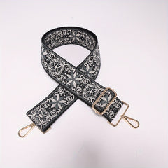 Vintage Pattern Wide Bag Strap All Match Strap For Shoulder Bag