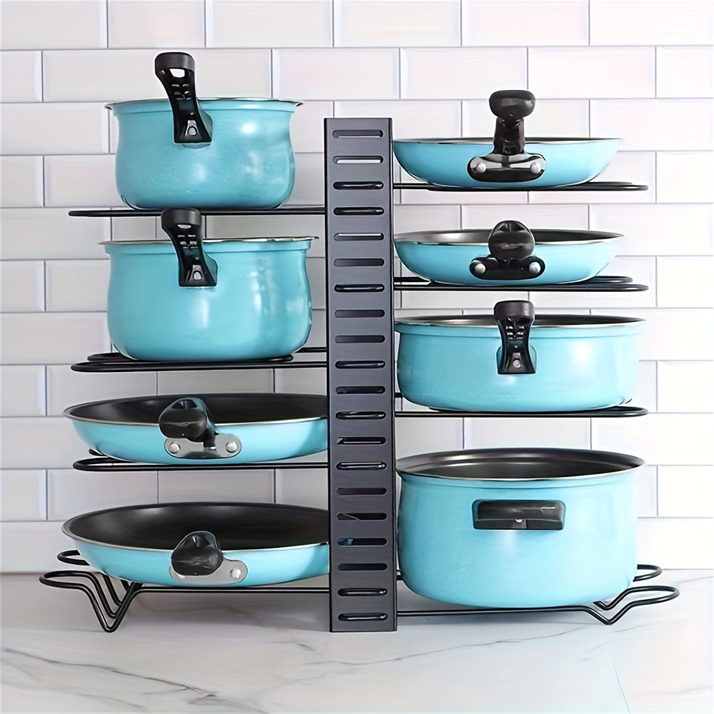 Pot And Pan Organizer For Cabinet 5 layer Storage Racks