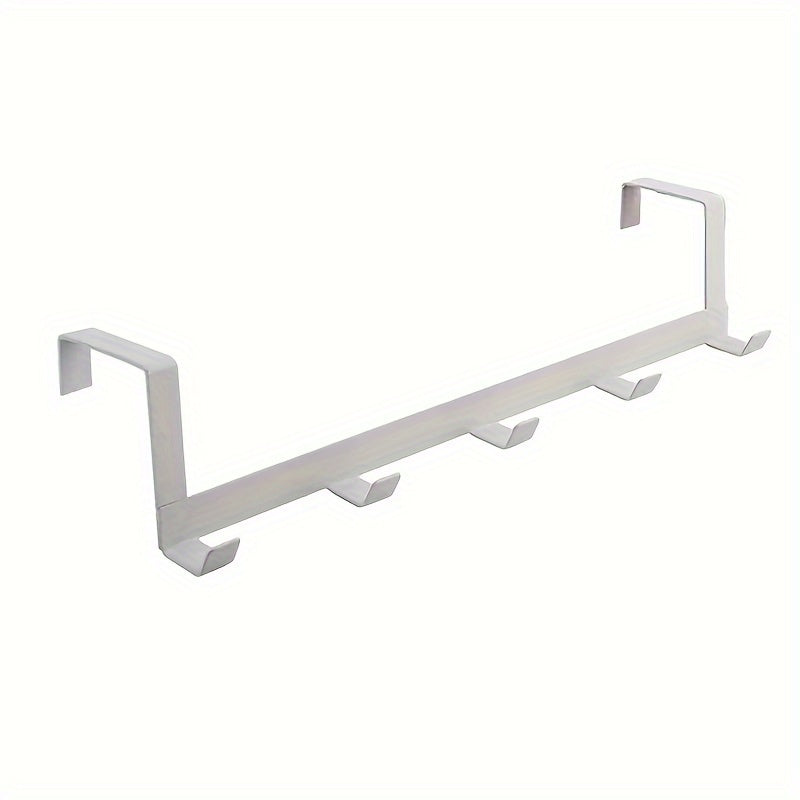 5 Hooks Door Coat Towel Holder for Wardrobe