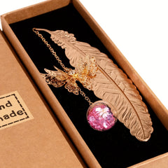 Metal Butterfly Feather Bookmark - Perfect Gift for Women & Girls