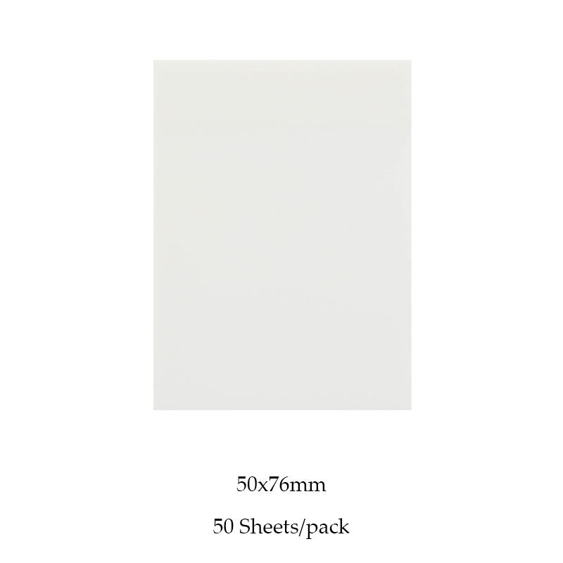 50 Waterproof Clear Sticky Notes for Home & Office