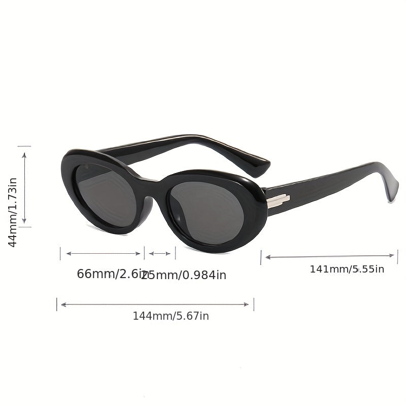 Polarized Oval Sunglasses UV400 Beach Party Club Glasses
