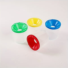 8pcs Coloring Set with 4 Spill Proof Cups 4 Droppers Flexible Caps
