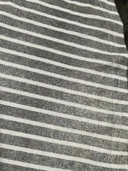  Colorblock Plaid & Stripe Print V Neck Shirt