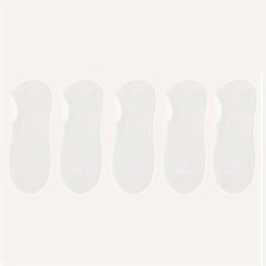 5 Pairs Women's Low Cut Ankle Socks Soft & Lightweight Solid Colors
