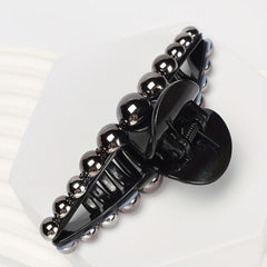 Faux Pearl Hair Claw Clip Back Of Head Updo Hair Shark Claw For Women