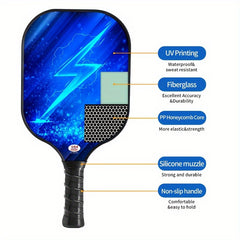 Panelsound Pickleball Paddles Set Of 2 Fiberglass Surface Pickleball Set