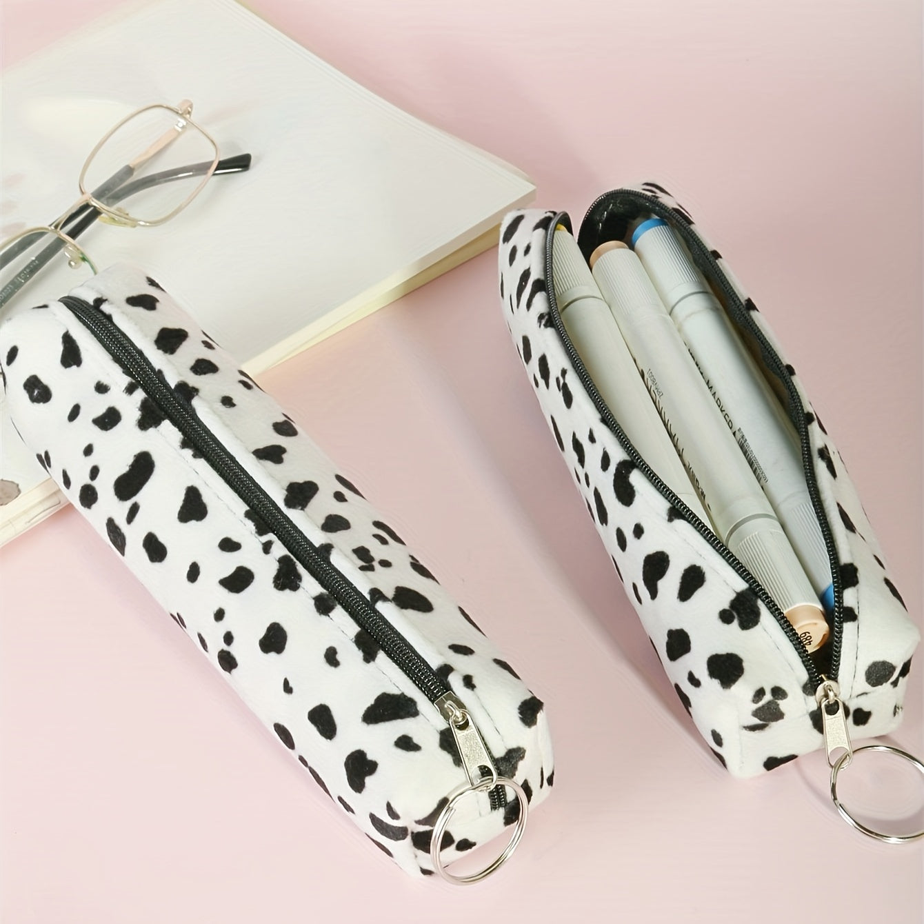 Soft Cow Style Pencil Case for Students
