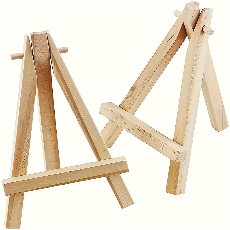 12pcs Art Easel Set with 6 Canvases & 6 Easels