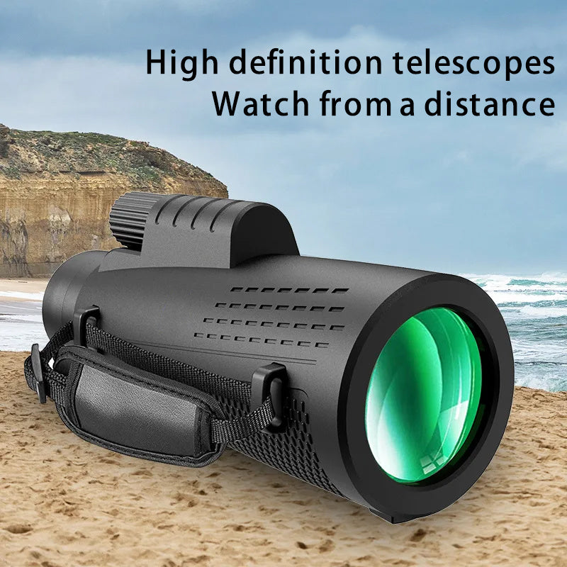 High Definition Monocular Telescope Wide Angle Manual Focus