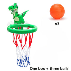 Kids Bathtub Basketball Hoop Set with 3 Balls