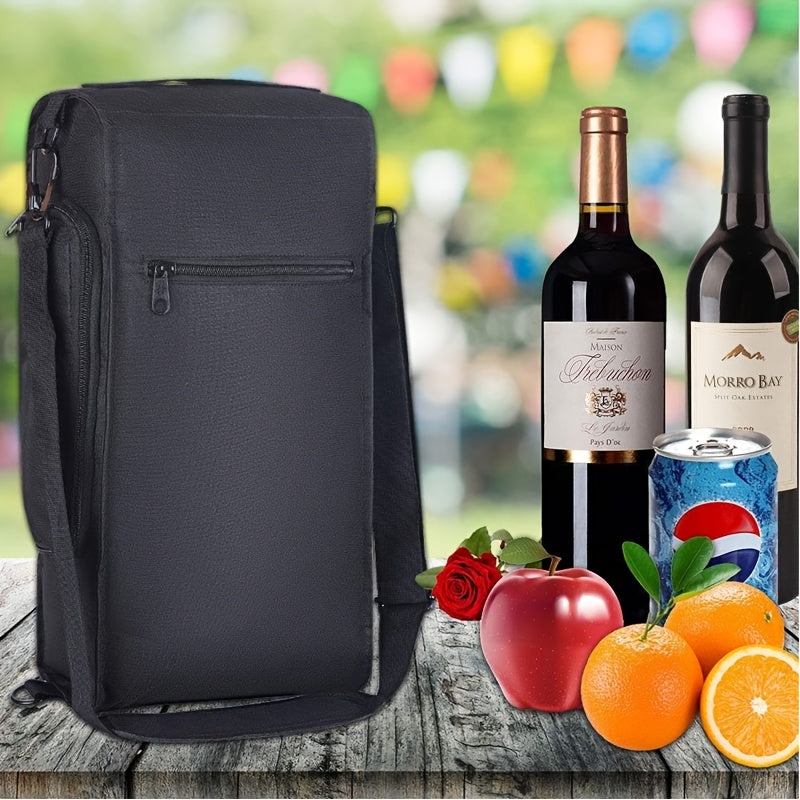 Golf Cooler Bag Soft Insulated Beer Cooler Holds 6 Pack Cans 2 Bottles