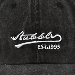 Vintage Small Letter Embroidery Baseball Cap Patch Embroidered Duck Tongue Cap