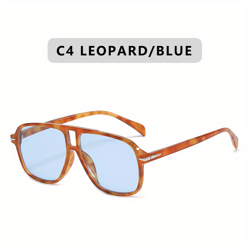 Top Bar Aviator Sunglasses For Women Men Casual Gradient Glasses
