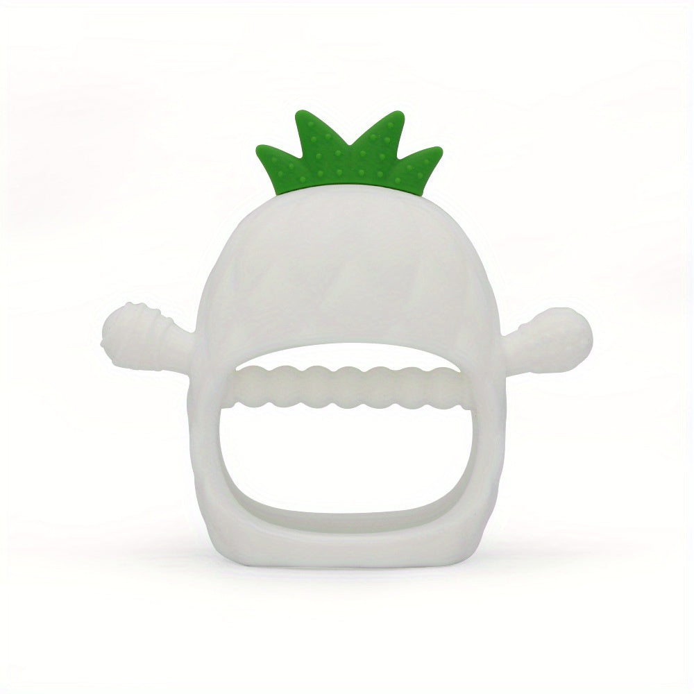 Silicone Teether Toy for Babies - Boilable Teething Molar Glove